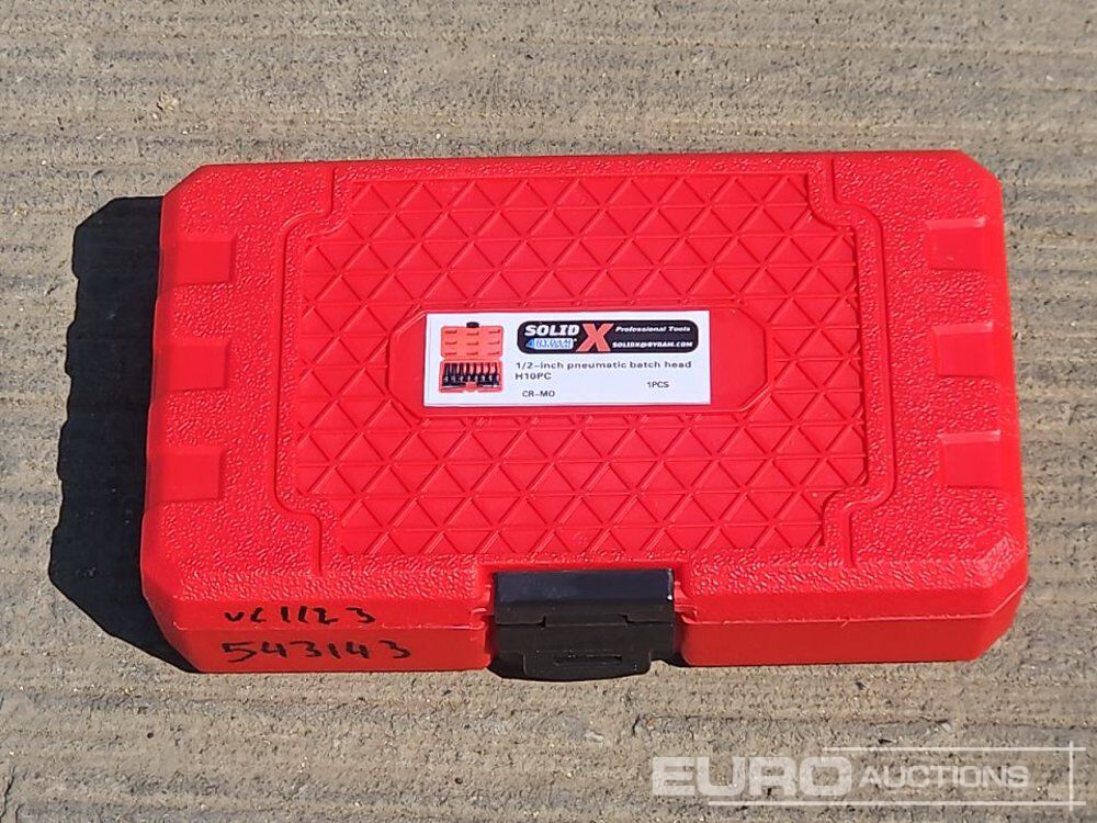 Unused Solid X 1/2" 10pc Pneumatic Alan Key Socket Set - Matériel de chantier: photos 1 Unused Solid X 1/2" 10pc Pneumatic Alan Key Socket Set - Matériel de chantier: photos 1