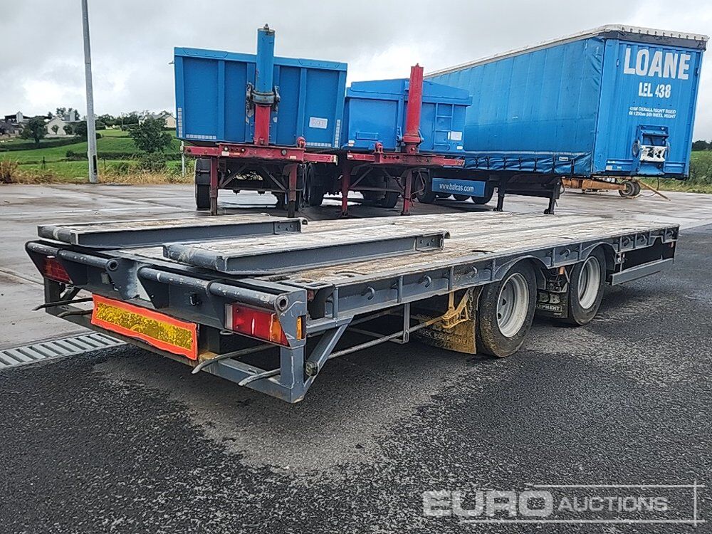Webb Twin Axle Plant Trailer, Ramps - Remorque porte engin: photos 4 Webb Twin Axle Plant Trailer, Ramps - Remorque porte engin: photos 4