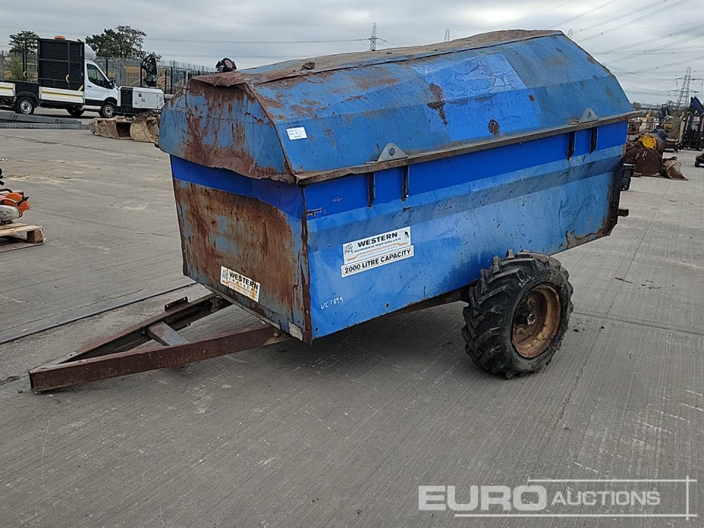 Western 2000 Litre Single Axle Bunded Fuel Bowser - Cuve de stockage: photos 1 Western 2000 Litre Single Axle Bunded Fuel Bowser - Cuve de stockage: photos 1