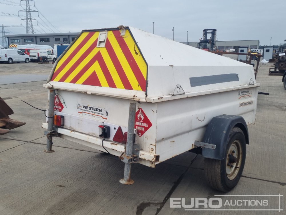 Western Single Axle Bunded Fuel Bowser, Manual Pump - Cuve de stockage: photos 5 Western Single Axle Bunded Fuel Bowser, Manual Pump - Cuve de stockage: photos 5
