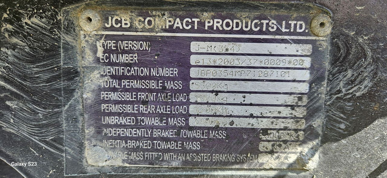 Tracteur agricole JCB 354: photos 6 Tracteur agricole JCB 354: photos 6