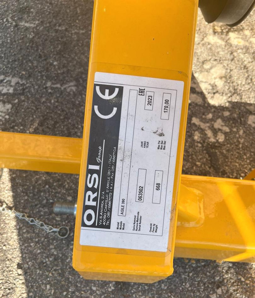 Braccio decespugliatore Orsi Agile 390 - Epareuse: photos 4 Braccio decespugliatore Orsi Agile 390 - Epareuse: photos 4