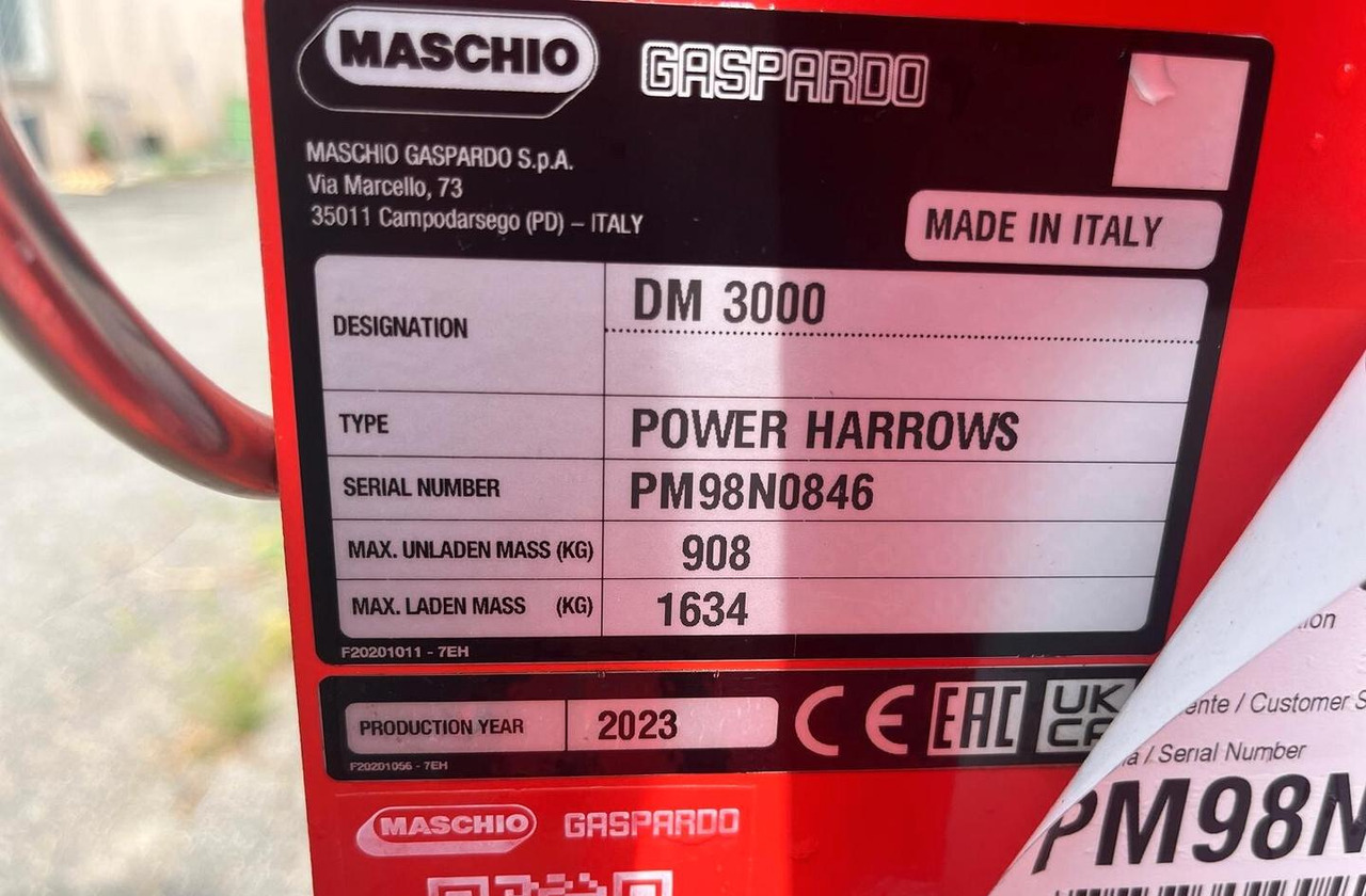 Erpice rotante nuovo Maschio DM 300 - Herse rotative: photos 4 Erpice rotante nuovo Maschio DM 300 - Herse rotative: photos 4