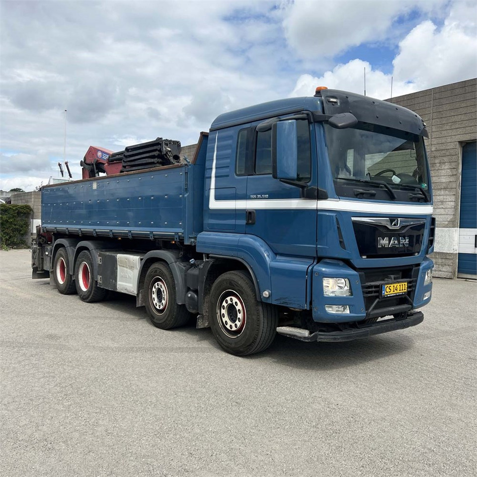 MAN TGS 35.510 8x4 BL - Camion grue, Camion plateau: photos 1 MAN TGS 35.510 8x4 BL - Camion grue, Camion plateau: photos 1