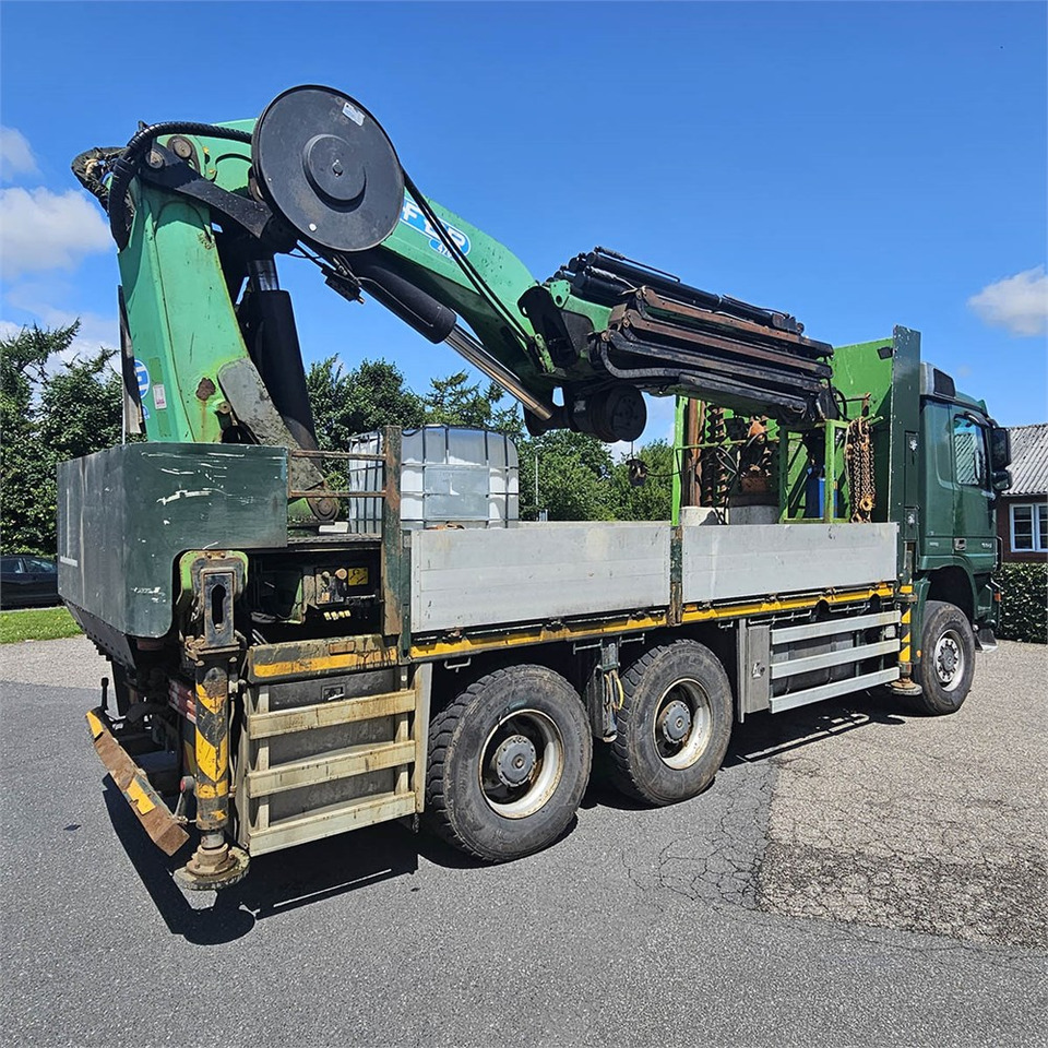 Camion plateau, Camion grue Mercedes Actros 3341 A BlueTec 5: photos 7