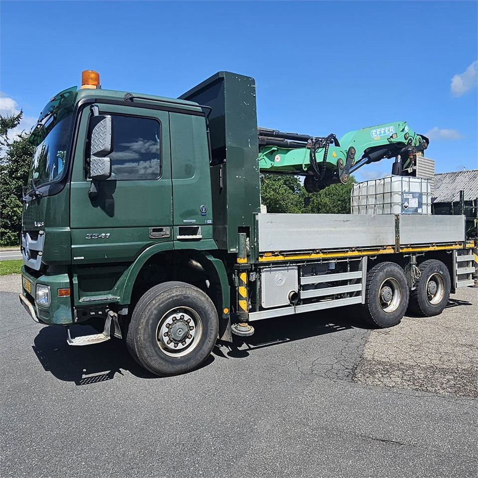 Mercedes Actros 3341 A BlueTec 5 - Camion plateau, Camion grue: photos 1 Mercedes Actros 3341 A BlueTec 5 - Camion plateau, Camion grue: photos 1