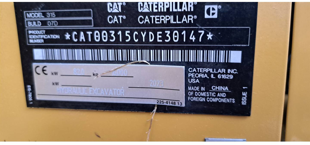 CAT 315-07 - Pelle sur chenille: photos 4 CAT 315-07 - Pelle sur chenille: photos 4