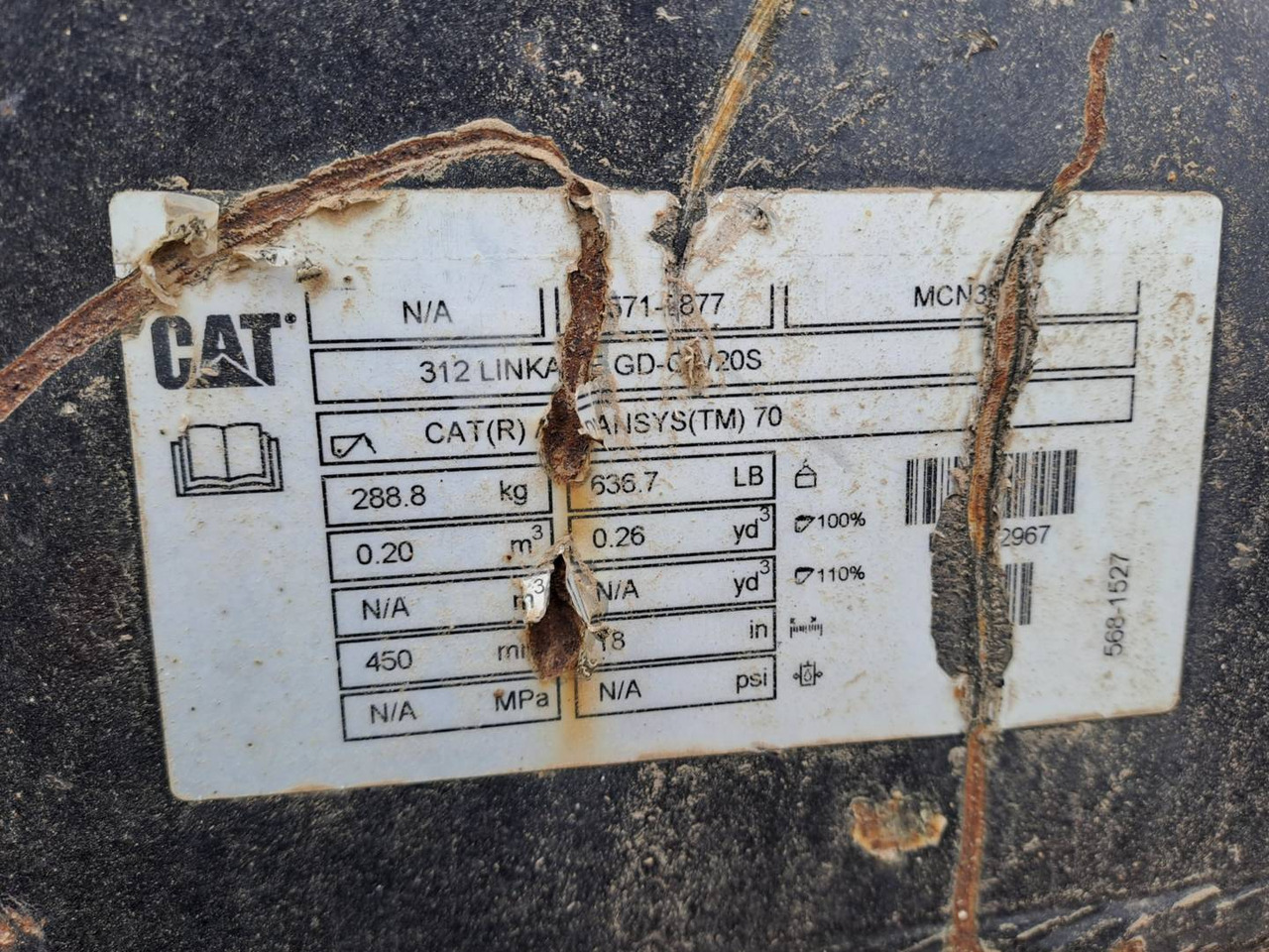 Pelle sur pneus CAT M315F IVC: photos 26