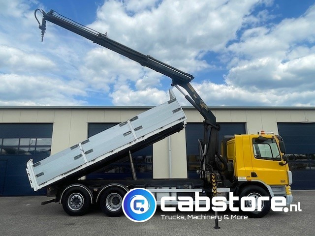 DAF CF 75.310 FAN 6x2 Euro 5 - MANUAL - Bouwjaar 2008 - Kipper - Palfinger PK 15002 Performance - Km 550.899 - Good condition! - Camion benne, Camion grue: photos 2 DAF CF 75.310 FAN 6x2 Euro 5 - MANUAL - Bouwjaar 2008 - Kipper - Palfinger PK 15002 Performance - Km 550.899 - Good condition! - Camion benne, Camion grue: photos 2