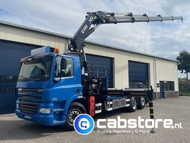 DAF CF 85.360 FAN 6x2 Euro 5 - Open laadbak + HIAB XS 377 EP-5 Hipro laadkraan - Remote control - Bouwjaar 2006 - Zeer goede conditie - Camion plateau, Camion grue: photos 1 DAF CF 85.360 FAN 6x2 Euro 5 - Open laadbak + HIAB XS 377 EP-5 Hipro laadkraan - Remote control - Bouwjaar 2006 - Zeer goede conditie - Camion plateau, Camion grue: photos 1