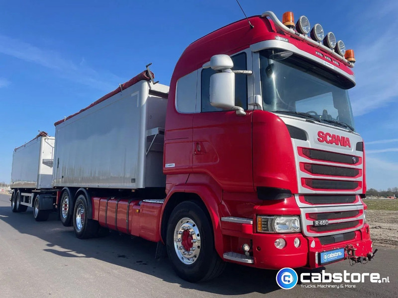 Scania LB6X2*4HNB Euro 6 - Year 2016 - RETARDER - ALUMINIUM kipper + FLOOR kipper aanhangwagen - Good Condition !! - Camion citerne: photos 3 Scania LB6X2*4HNB Euro 6 - Year 2016 - RETARDER - ALUMINIUM kipper + FLOOR kipper aanhangwagen - Good Condition !! - Camion citerne: photos 3