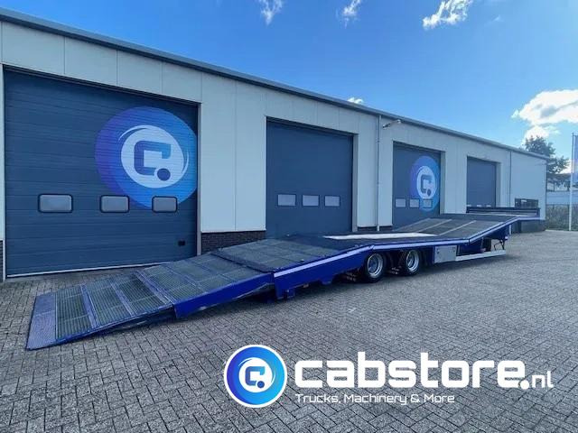 TURBO'S HOET SC22AA 2-assige oprij trailer Machine transporter - Uitschuif ramp !! - Year 2017 - Good condition - - Semi-remorque porte-voitures: photos 1 TURBO'S HOET SC22AA 2-assige oprij trailer Machine transporter - Uitschuif ramp !! - Year 2017 - Good condition - - Semi-remorque porte-voitures: photos 1