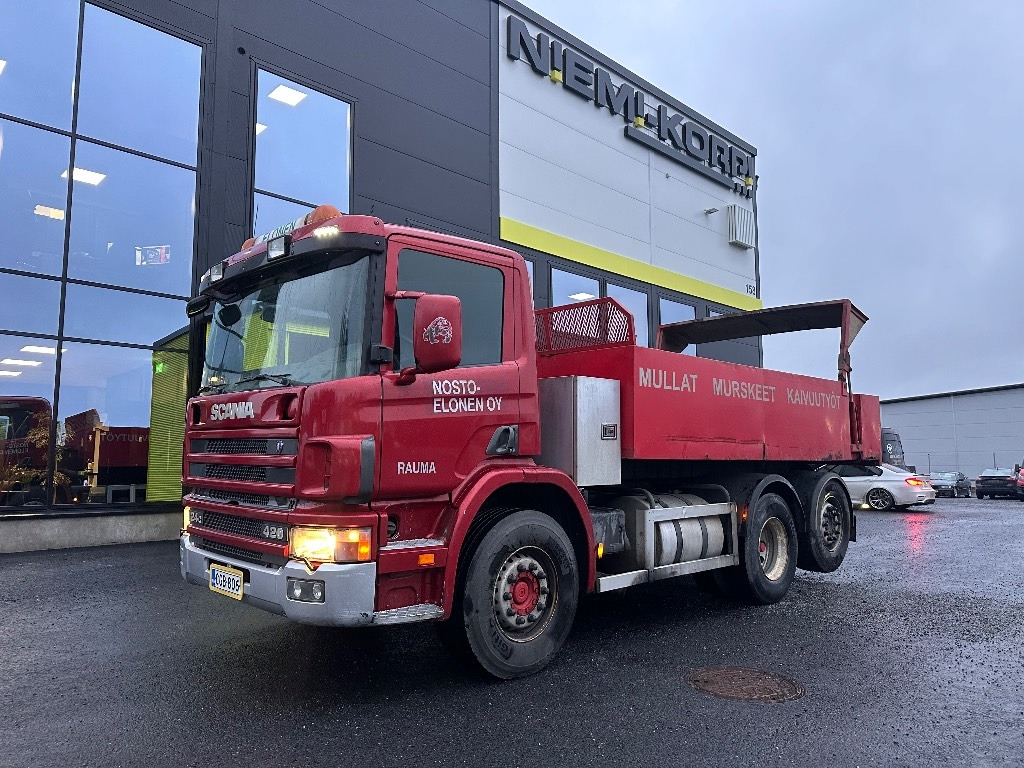 Scania P 124 6x2 - Camion benne: photos 1 Scania P 124 6x2 - Camion benne: photos 1