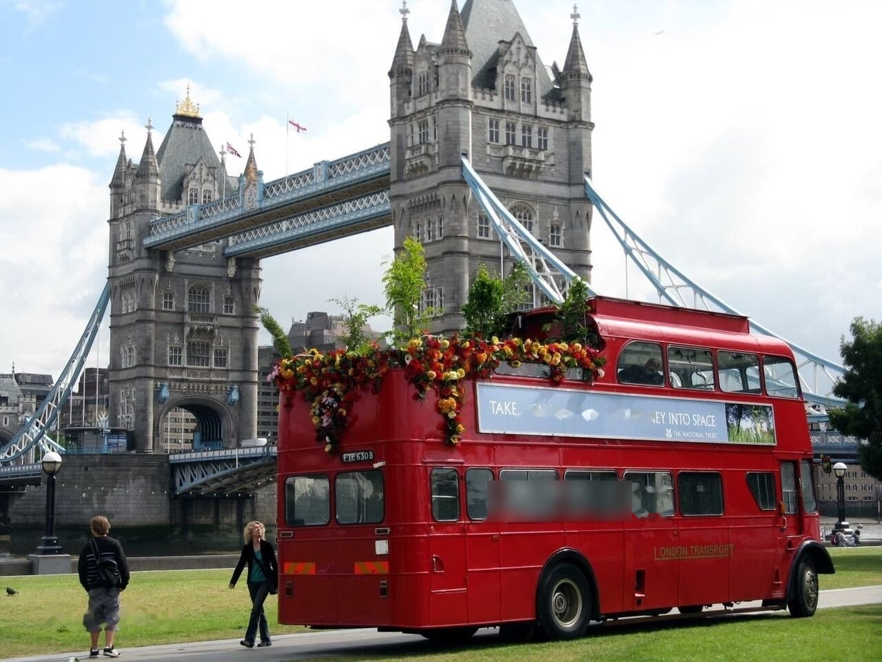 Bus à impériale Leyland PD3 British Triple-Decker Bus Promotional Exhibition: photos 8