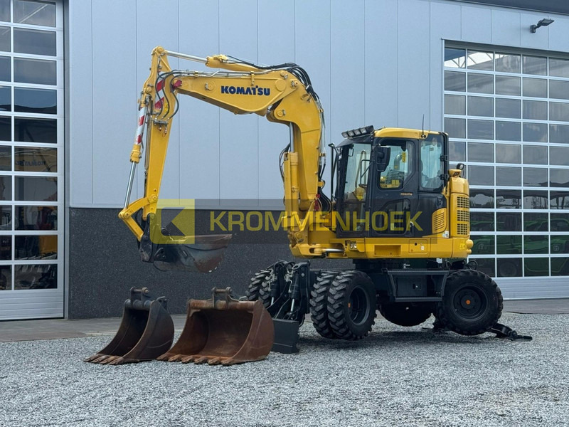 Komatsu PW 118 MR-11 - Pelle sur pneus: photos 1 Komatsu PW 118 MR-11 - Pelle sur pneus: photos 1