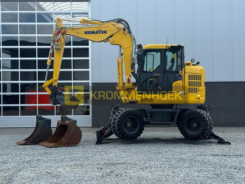 Komatsu PW 118 MR-11 - Pelle sur pneus: photos 2 Komatsu PW 118 MR-11 - Pelle sur pneus: photos 2
