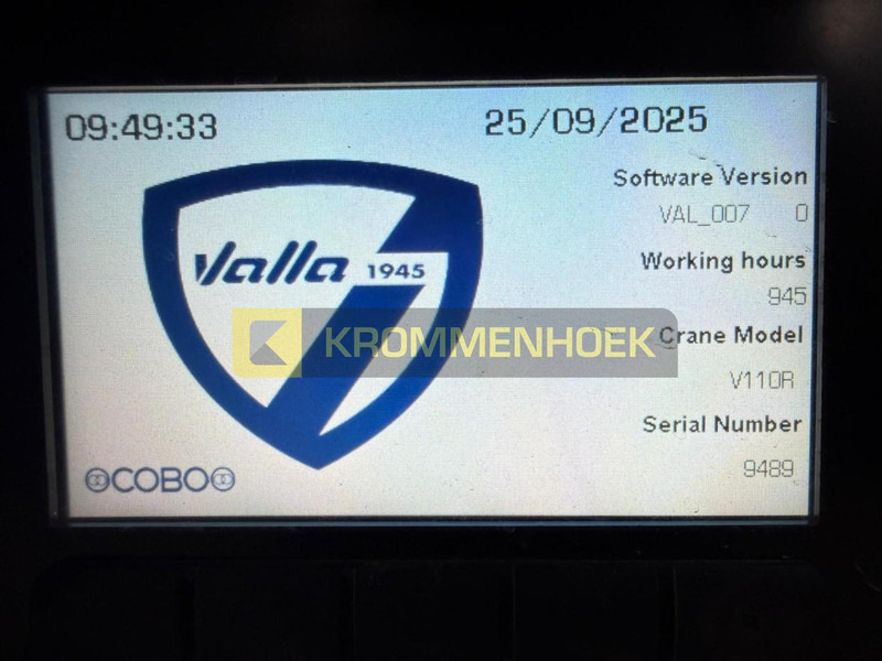 Mini grue Valla V 110 R: photos 7 Mini grue Valla V 110 R: photos 7