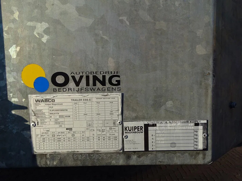 Kuiper 8 Tons Be Oplegger 670x195 laadvloerhoogte 50 cm - Semi-remorque surbaissé: photos 5 Kuiper 8 Tons Be Oplegger 670x195 laadvloerhoogte 50 cm - Semi-remorque surbaissé: photos 5