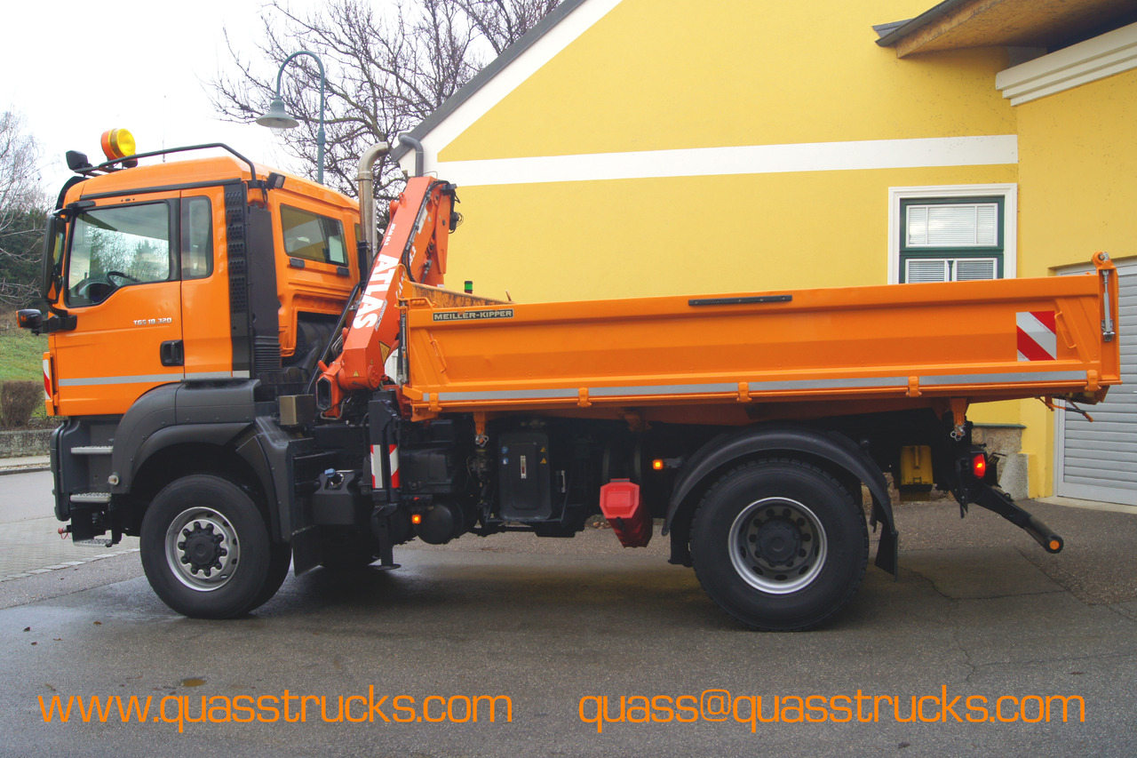 MAN TGS 18.320 BL 4x4/ TÜV/ ATLAS 65.2/ MEILLER/Winterdienst - Camion benne, Camion grue: photos 2 MAN TGS 18.320 BL 4x4/ TÜV/ ATLAS 65.2/ MEILLER/Winterdienst - Camion benne, Camion grue: photos 2