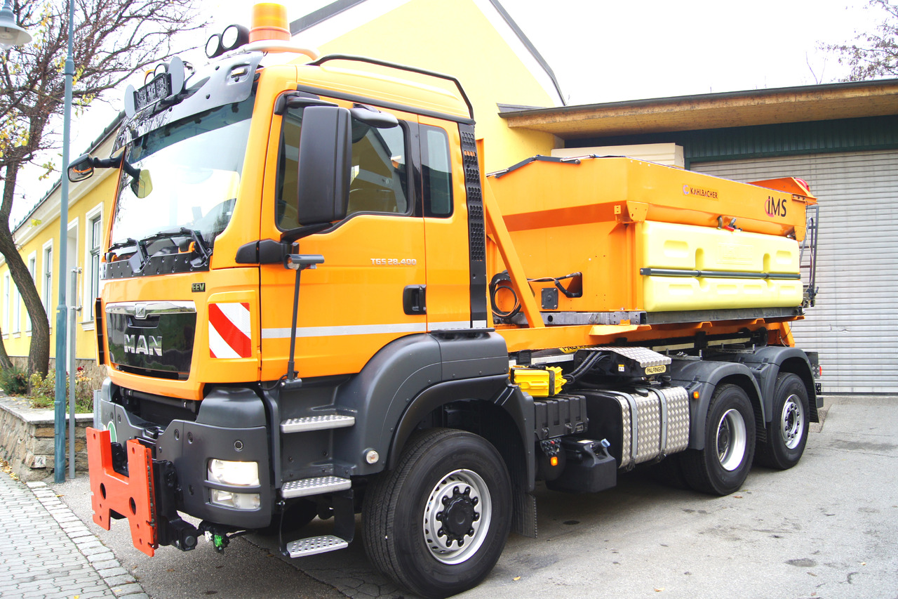 MAN TGS 28.400 BL 6x4-4/TÜV/PALIFT/Winterdienst/Salzstreuer/Streuer/Schneepflug - Camion ampliroll: photos 3 MAN TGS 28.400 BL 6x4-4/TÜV/PALIFT/Winterdienst/Salzstreuer/Streuer/Schneepflug - Camion ampliroll: photos 3