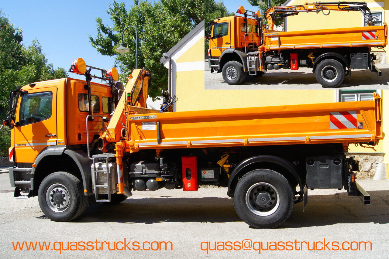 MERCEDES-BENZ AXOR 1829 4x4/EURO 5/ATLAS 65.2/MEILLER/Winterdienst - Camion benne, Camion grue: photos 3 MERCEDES-BENZ AXOR 1829 4x4/EURO 5/ATLAS 65.2/MEILLER/Winterdienst - Camion benne, Camion grue: photos 3