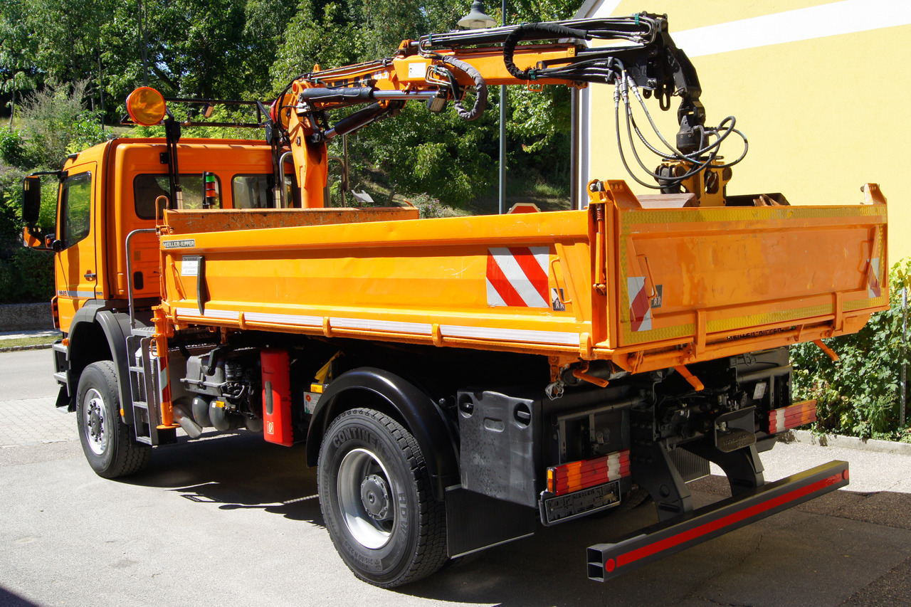 MERCEDES-BENZ AXOR 1829 4x4/EURO 5/ATLAS 65.2/MEILLER/Winterdienst - Camion benne, Camion grue: photos 4 MERCEDES-BENZ AXOR 1829 4x4/EURO 5/ATLAS 65.2/MEILLER/Winterdienst - Camion benne, Camion grue: photos 4