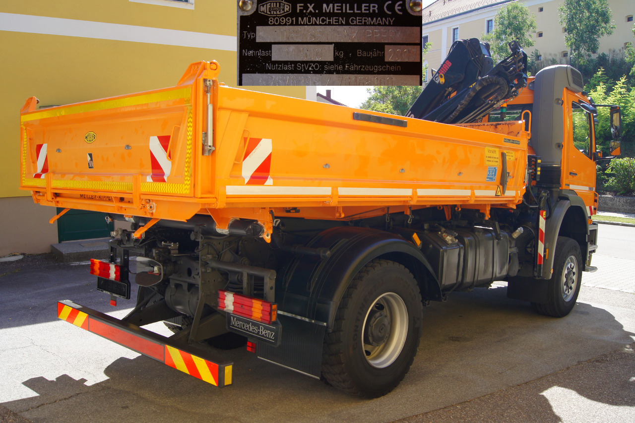 MERCEDES-BENZ AXOR 1833 4x4/TÜV/Eur4/HIAB 088/MEILLER/Winterdienst/Salzstreuer - Engin de déneigement: photos 5 MERCEDES-BENZ AXOR 1833 4x4/TÜV/Eur4/HIAB 088/MEILLER/Winterdienst/Salzstreuer - Engin de déneigement: photos 5