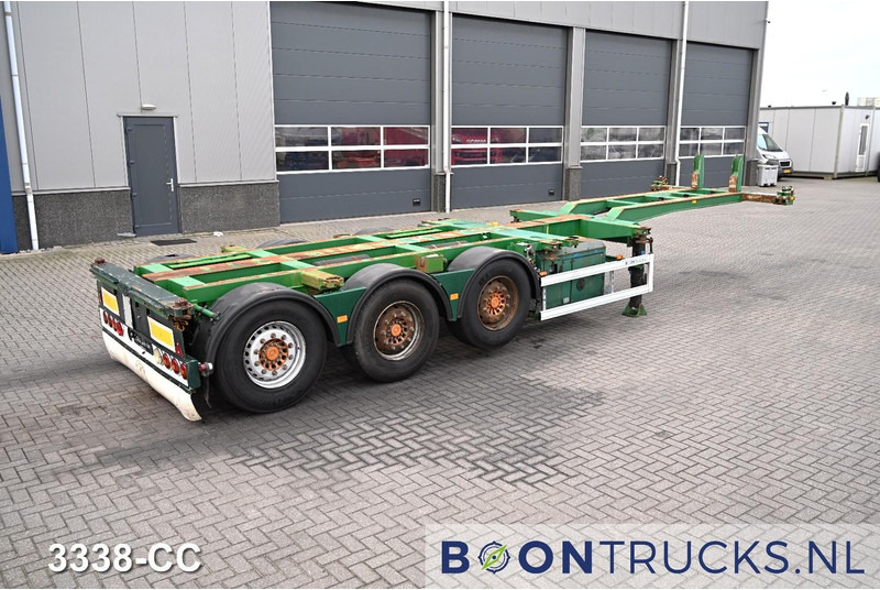 Broshuis 3UCC-39/45 2X20-30-40-45ft HC * LIFT AXLE * 2 x EXTENDABLE - Semi-remorque porte-conteneur/ Caisse mobile: photos 1 Broshuis 3UCC-39/45 2X20-30-40-45ft HC * LIFT AXLE * 2 x EXTENDABLE - Semi-remorque porte-conteneur/ Caisse mobile: photos 1