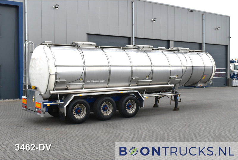 Burg BPO 12-27 Z TANK | 32,7 M³ * 3 COMP. * FOOD * STAINLESS STEEL * APK 05-2025 - Semi-remorque citerne: photos 1 Burg BPO 12-27 Z TANK | 32,7 M³ * 3 COMP. * FOOD * STAINLESS STEEL * APK 05-2025 - Semi-remorque citerne: photos 1