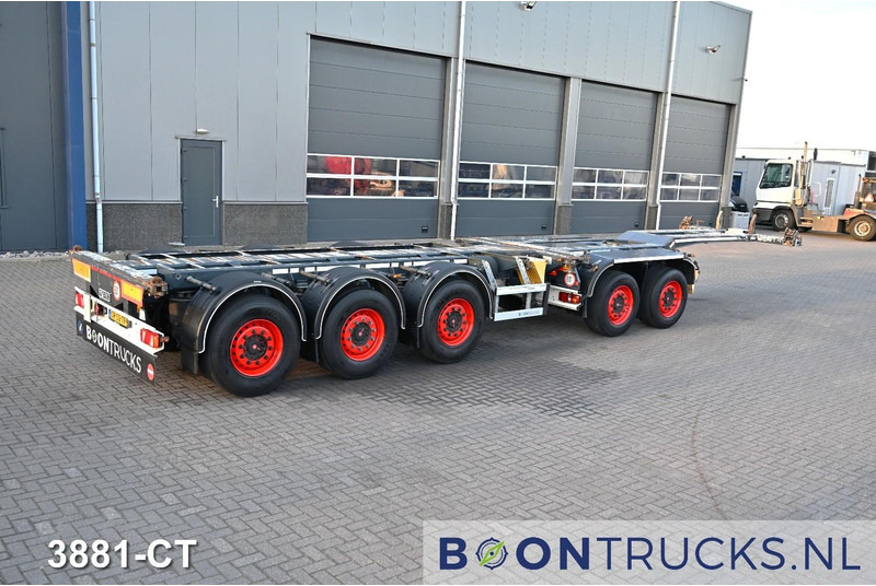 D-Tec COMBITRAILER S-LINE CT-521-S | 2x20-40-45ft HC * 3x STEERING * 4x LIFT AXLE * NL TRAILER * APK 04-2026 - Semi-remorque porte-conteneur/ Caisse mobile: photos 1 D-Tec COMBITRAILER S-LINE CT-521-S | 2x20-40-45ft HC * 3x STEERING * 4x LIFT AXLE * NL TRAILER * APK 04-2026 - Semi-remorque porte-conteneur/ Caisse mobile: photos 1