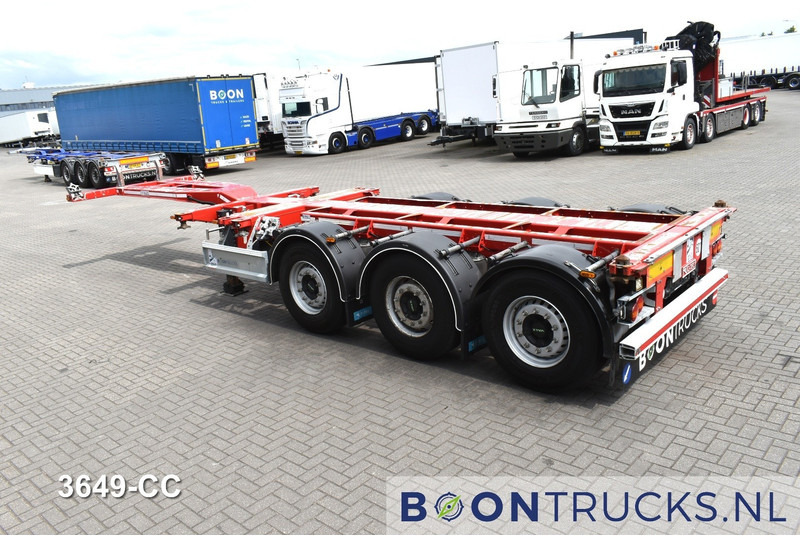 D-Tec FLEXITRAILER | 2x20-30-40-45ft HC * 2x LIFT AXLE * 2x EXTENDABLE * DISC BRAKES - Semi-remorque porte-conteneur/ Caisse mobile: photos 3 D-Tec FLEXITRAILER | 2x20-30-40-45ft HC * 2x LIFT AXLE * 2x EXTENDABLE * DISC BRAKES - Semi-remorque porte-conteneur/ Caisse mobile: photos 3