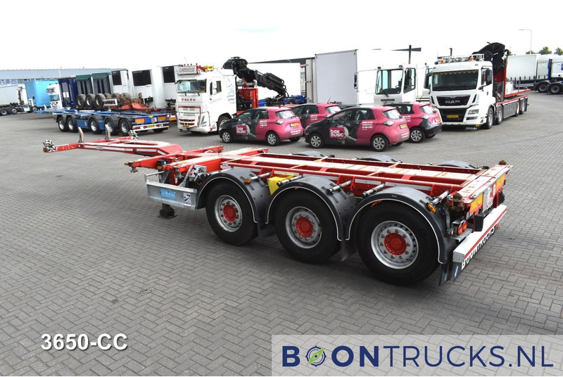 D-Tec FLEXITRAILER | 2x20-30-40-45ft HC * 2x LIFT AXLE * 2x EXTENDABLE * MOT 11-2025 - Semi-remorque porte-conteneur/ Caisse mobile: photos 3 D-Tec FLEXITRAILER | 2x20-30-40-45ft HC * 2x LIFT AXLE * 2x EXTENDABLE * MOT 11-2025 - Semi-remorque porte-conteneur/ Caisse mobile: photos 3
