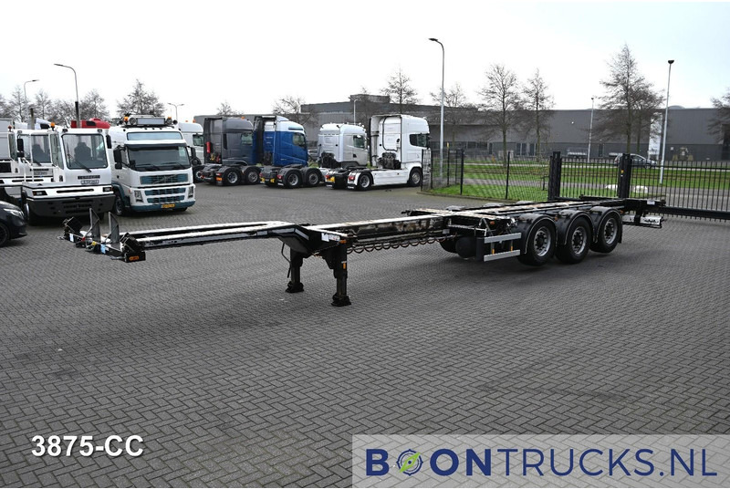 D-Tec FLEXITRAILER LS | 2x20-30-40-45ft HC * 2x LIFTAS * BPW / SCHIJF * APK 01-2027 - Semi-remorque porte-conteneur/ Caisse mobile: photos 4 D-Tec FLEXITRAILER LS | 2x20-30-40-45ft HC * 2x LIFTAS * BPW / SCHIJF * APK 01-2027 - Semi-remorque porte-conteneur/ Caisse mobile: photos 4