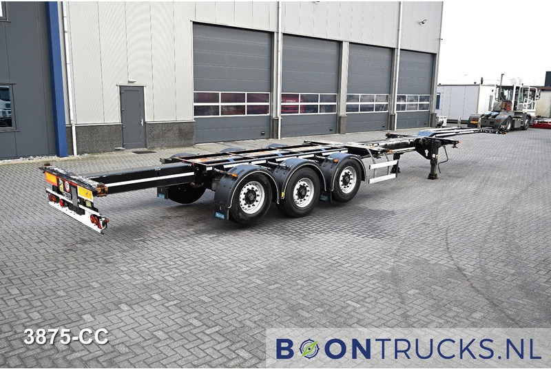 D-Tec FLEXITRAILER LS | 2x20-30-40-45ft HC * 2x LIFTAS * BPW / SCHIJF * APK 01-2027 - Semi-remorque porte-conteneur/ Caisse mobile: photos 2 D-Tec FLEXITRAILER LS | 2x20-30-40-45ft HC * 2x LIFTAS * BPW / SCHIJF * APK 01-2027 - Semi-remorque porte-conteneur/ Caisse mobile: photos 2