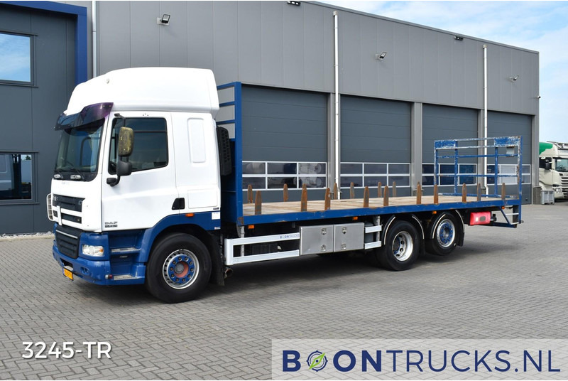 DAF CF85.410 6x2 | EURO5 * MANUAL * FORKLIFT CONN * LIFT AXLE * 778 cm * NL TRUCK * APK 11-2024 - Camion plateau: photos 1 DAF CF85.410 6x2 | EURO5 * MANUAL * FORKLIFT CONN * LIFT AXLE * 778 cm * NL TRUCK * APK 11-2024 - Camion plateau: photos 1