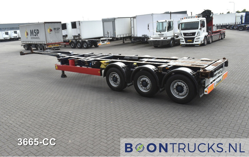 Krone SD BOX LINER | 2x20-40-45ft HC * LIFT AXLE * BPW/DISC * EXTENDABLE REAR * 10x AVAILABLE - Semi-remorque porte-conteneur/ Caisse mobile: photos 3 Krone SD BOX LINER | 2x20-40-45ft HC * LIFT AXLE * BPW/DISC * EXTENDABLE REAR * 10x AVAILABLE - Semi-remorque porte-conteneur/ Caisse mobile: photos 3