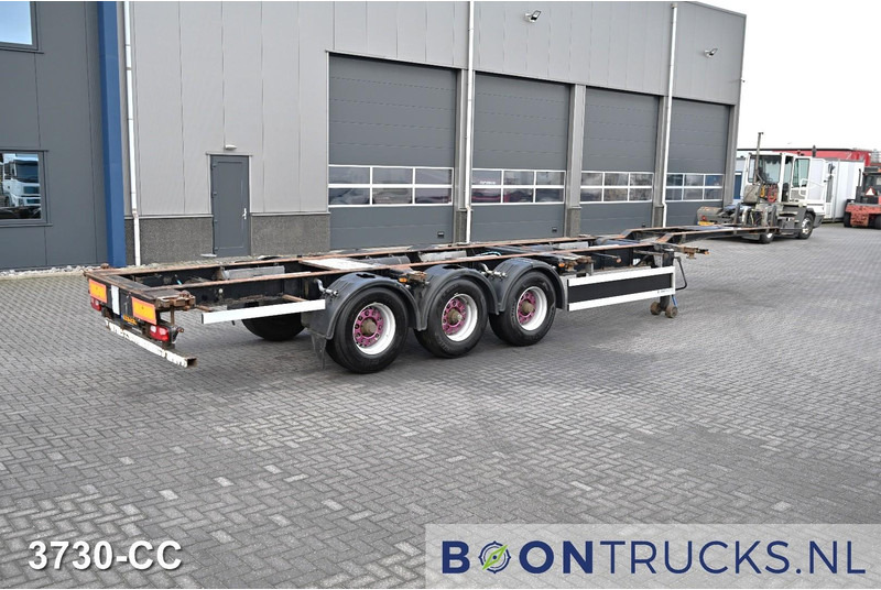 Pacton T3-007 2x20-40-45ft HC * LIFT AXLE * BPW * NL TRAILER - Semi-remorque porte-conteneur/ Caisse mobile: photos 1 Pacton T3-007 2x20-40-45ft HC * LIFT AXLE * BPW * NL TRAILER - Semi-remorque porte-conteneur/ Caisse mobile: photos 1