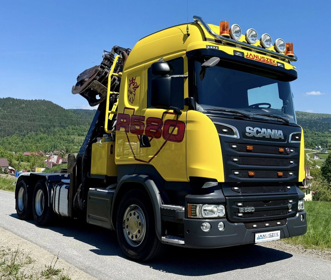 SCANIA R580 - Camion grumier: photos 1 SCANIA R580 - Camion grumier: photos 1