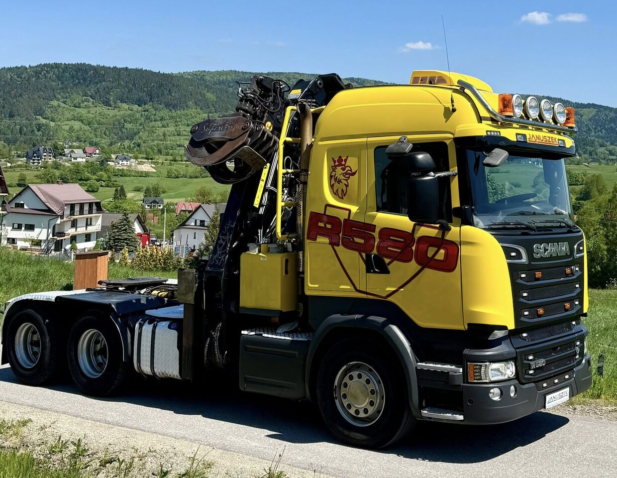 SCANIA R580 - Camion grumier: photos 2 SCANIA R580 - Camion grumier: photos 2