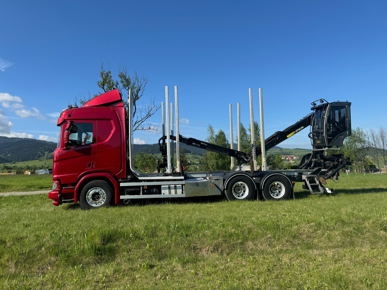 SCANIA R580 XT V8 - Camion grumier: photos 3 SCANIA R580 XT V8 - Camion grumier: photos 3