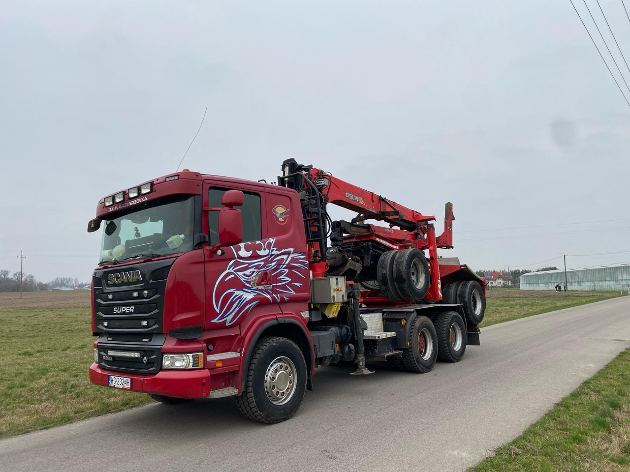 SCANIA R620 - Camion grumier: photos 1 SCANIA R620 - Camion grumier: photos 1