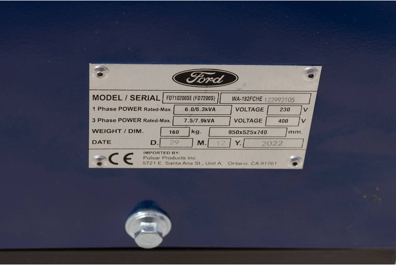 Groupe électrogène neuf Ford FDT10200SE: photos 19