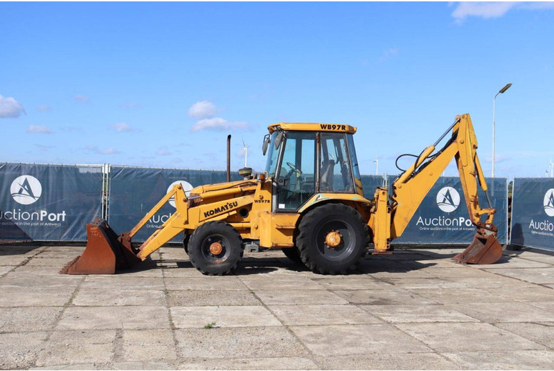 Komatsu WB97R - Tractopelle: photos 1 Komatsu WB97R - Tractopelle: photos 1