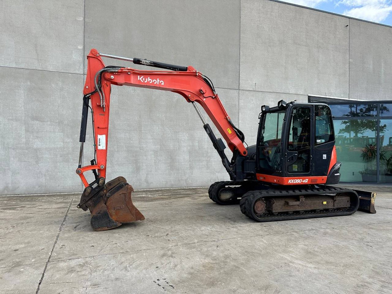 Kubota KX080-4 - Pelle sur chenille: photos 1 Kubota KX080-4 - Pelle sur chenille: photos 1
