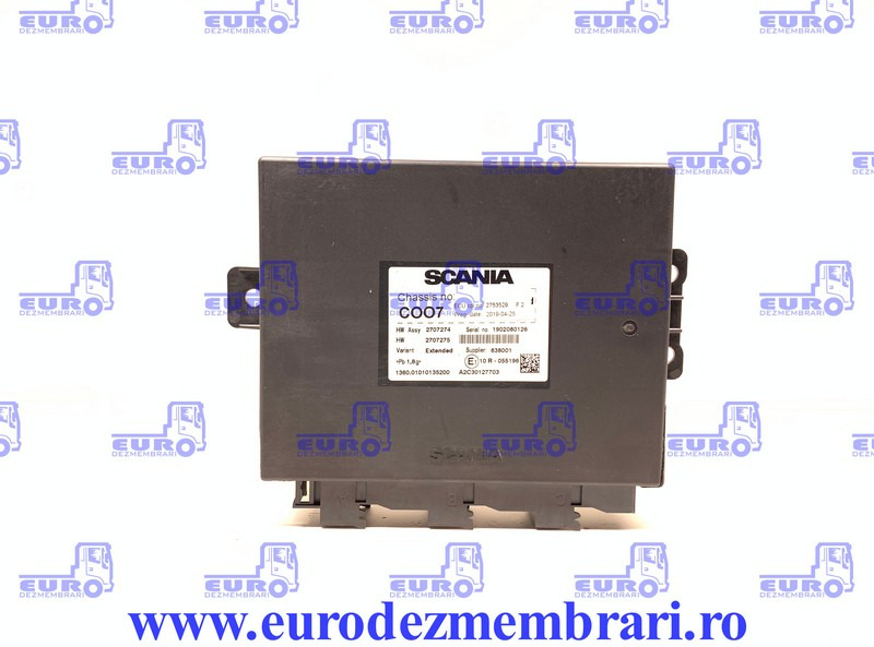 CALCULATOR COORDINATOR COO7 SCANIA R P G 2753529, 2707274, 2779636 - Bloc de gestion pour Camion: photos 1 CALCULATOR COORDINATOR COO7 SCANIA R P G 2753529, 2707274, 2779636 - Bloc de gestion pour Camion: photos 1
