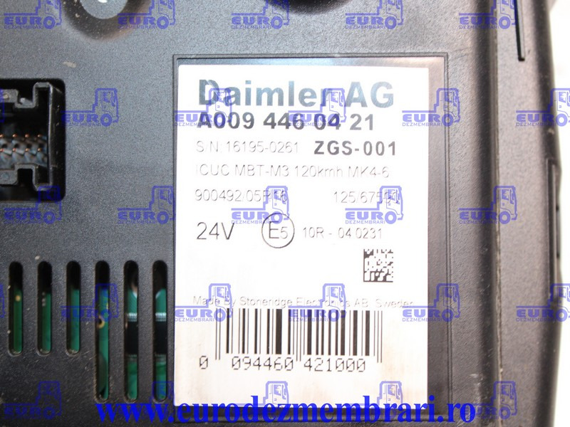 ELEMENT BORD CEAS BORD MERCEDES ACTROS MP4 A0094460421, A0084466121 - Cabine et intérieur pour Camion: photos 3 ELEMENT BORD CEAS BORD MERCEDES ACTROS MP4 A0094460421, A0084466121 - Cabine et intérieur pour Camion: photos 3