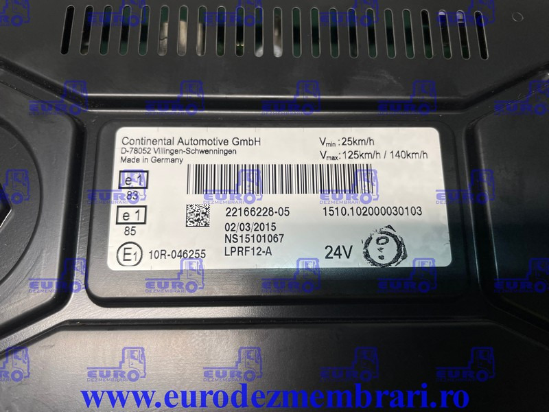 ELEMENT BORD CEAS BORD RENAULT T 22166228, 22224253 - Panel de instrumentos pour Camion: photos 3 ELEMENT BORD CEAS BORD RENAULT T 22166228, 22224253 - Panel de instrumentos pour Camion: photos 3
