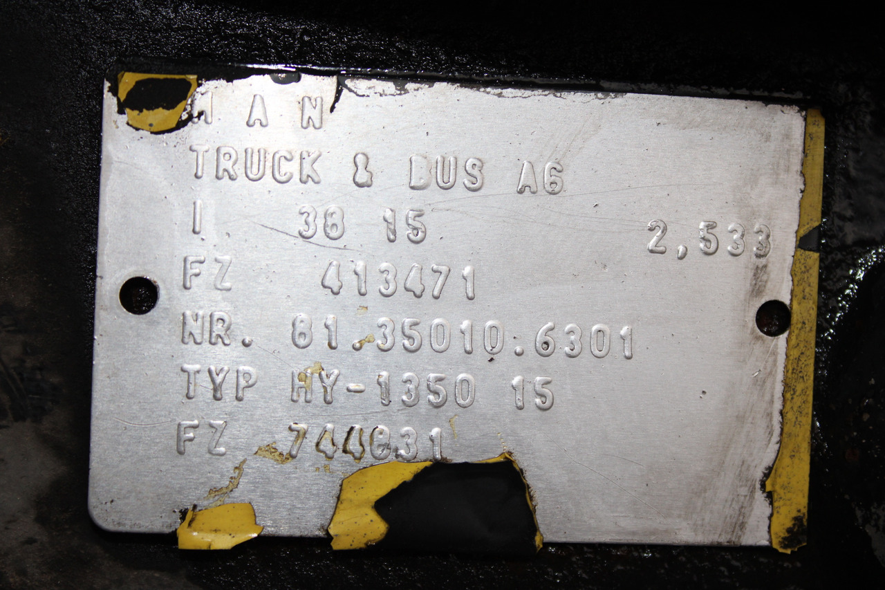 GRUP DIFERENTIAL MAN TGX R=38:15 HY-1350 15 81.35010.6301 - Différentiel pour Camion: photos 3 GRUP DIFERENTIAL MAN TGX R=38:15 HY-1350 15 81.35010.6301 - Différentiel pour Camion: photos 3