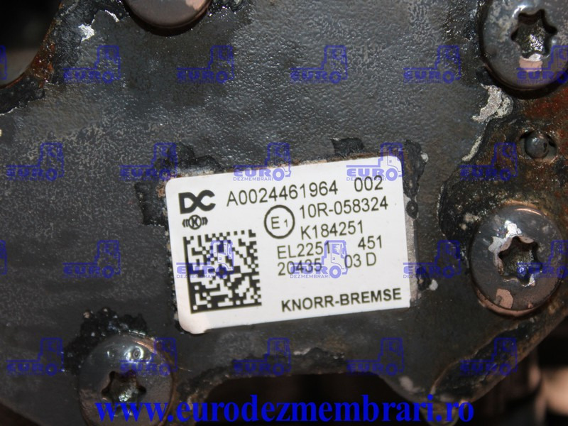 SUPAPA REFULARE MERCEDES ACTROS MP4 A0024461964, K184251 - Valve de frein pour Camion: photos 2 SUPAPA REFULARE MERCEDES ACTROS MP4 A0024461964, K184251 - Valve de frein pour Camion: photos 2