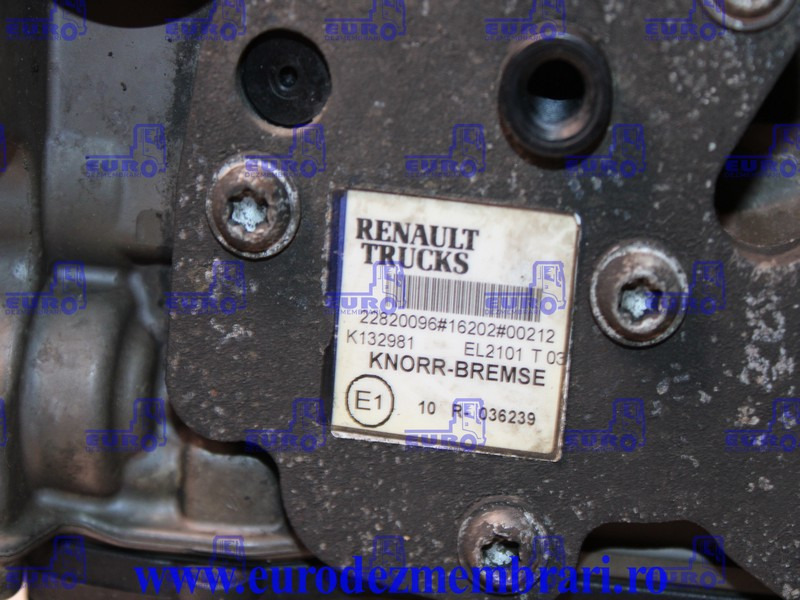 SUPAPA REFULARE RENAULT T 22820096, K132981 - Valve de frein pour Camion: photos 3 SUPAPA REFULARE RENAULT T 22820096, K132981 - Valve de frein pour Camion: photos 3